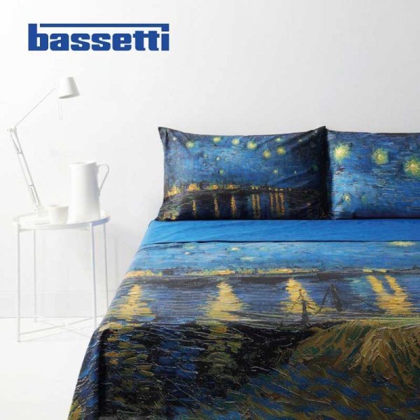 Lenzuola matrimoniali bassetti notte stellata