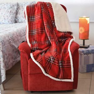 Plaid kilt rosso ambientato