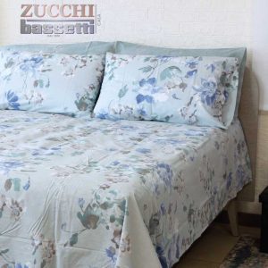 Lenzuola matrimoniali zucchi brianna t1 ambienate logo