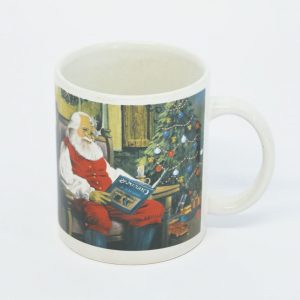 Tazza in ceramica con babbo natale