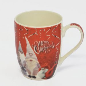 Tazza merry christmas gnomi rossa