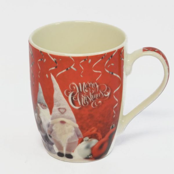 Tazza merry christmas gnomi rossa