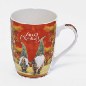tazza merry christmas gnomi verde