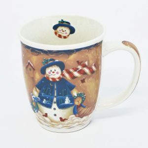 Tazza in ceramica pupazzo di neve