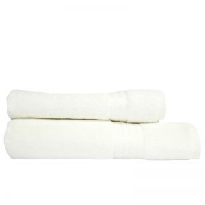 Coppia asciugamani bianco 100