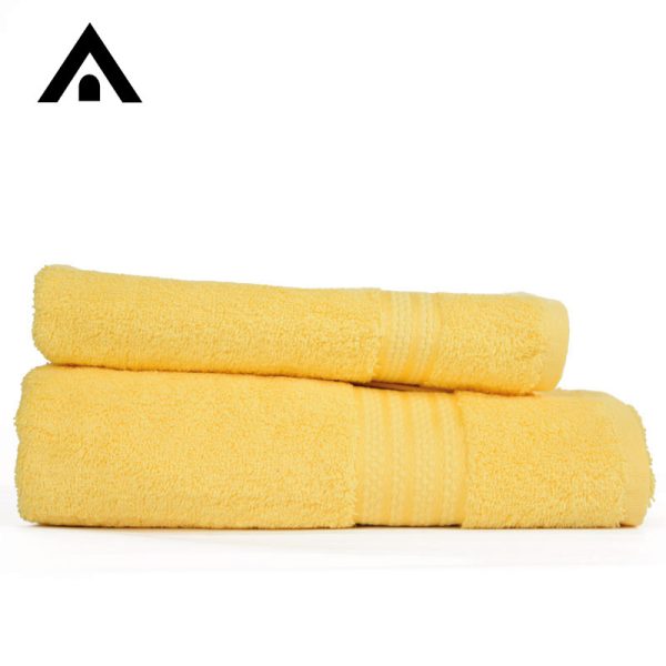 Coppia asciugamani giallo 113