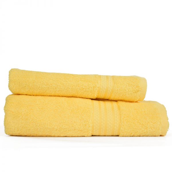 Coppia asciugamani giallo 113