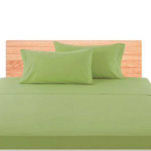 Lenzuola matrimoniali verde 1003