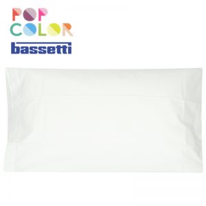 Federa per cuscino bassetti pop color bianco 13