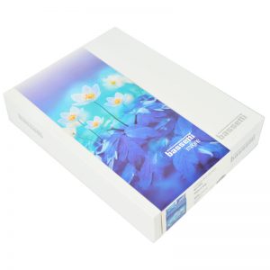 Lenzuola matrimoniali bassetti blu mix scatola