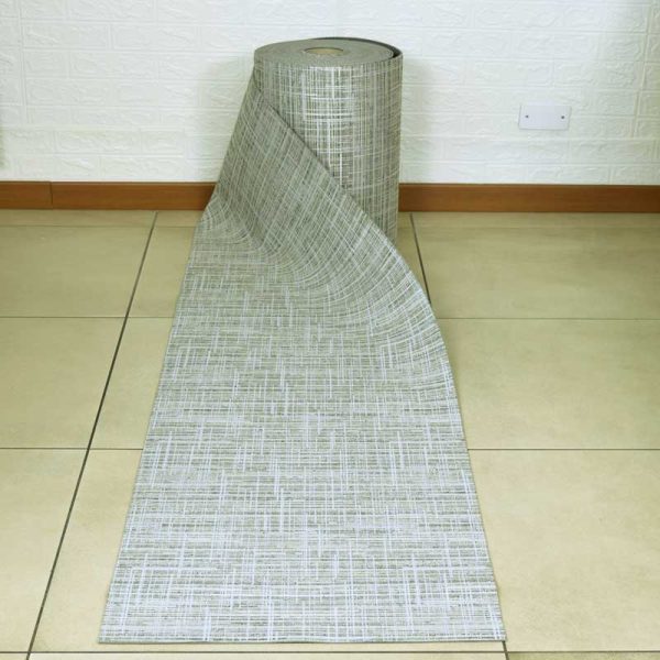 Tappeto a metro White and gray rotolo