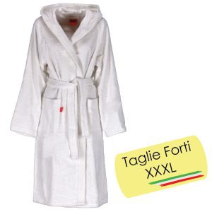 Accappatoio taglie forti viareggio bianco