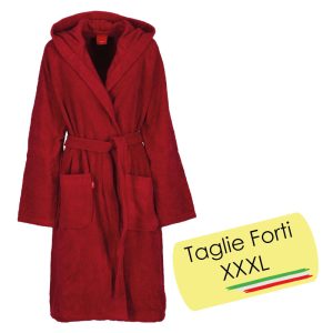 Accappatoio taglie forti viareggio bordò