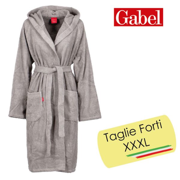 Accappatoio gabel viareggio ferro taglie forti