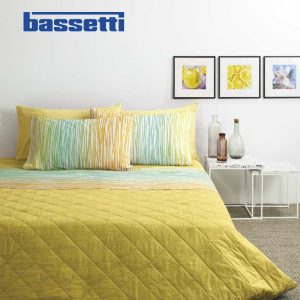 Lenzuola bassetti flor giallo fronte