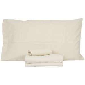 Copripiumino matrimoniale stone washed beige