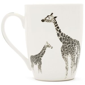 Tazza mug da collazione giraffe