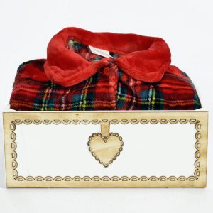 Cassetta in legno con poncho