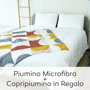 Promo piumino microfibra quattro stagioni