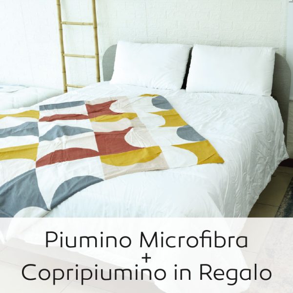 Promo piumino microfibra quattro stagioni