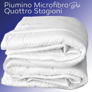 Piumino microfibra quattro stagioni