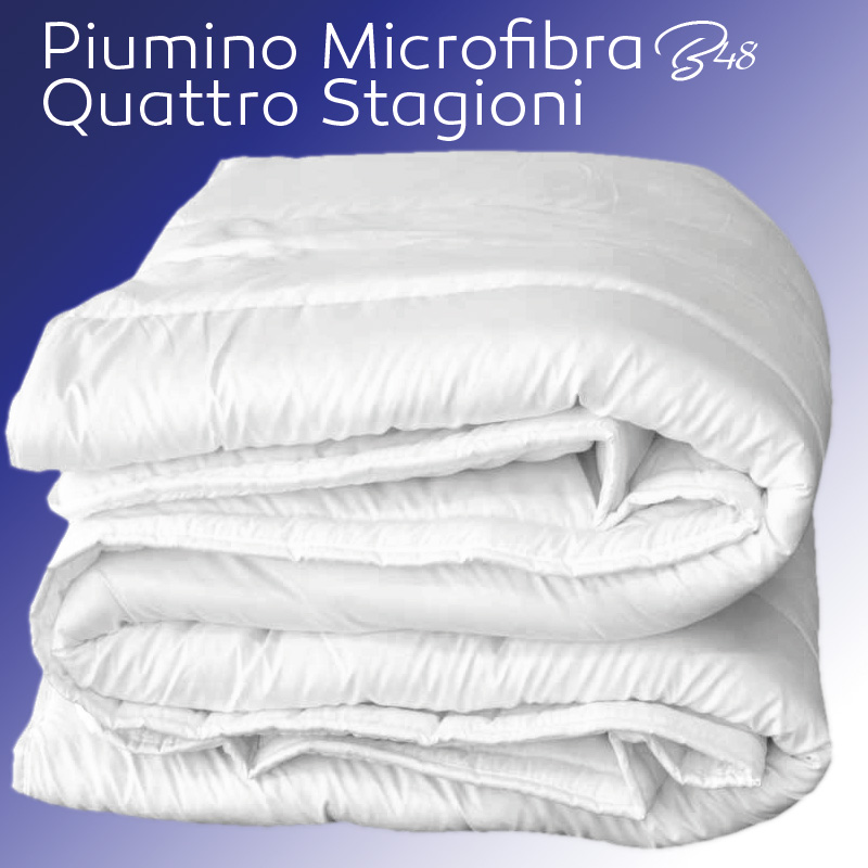 Piumino microfibra quattro stagioni