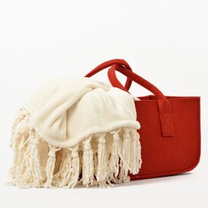 Borsa regalo con plaid