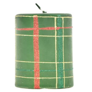 Candela tartan verde