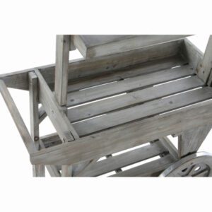 Carrello da giardino in abete particolare
