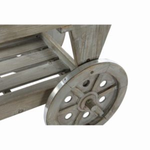 Carrello da giardino in abete ruota