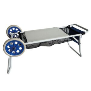 Carrello multiuso bianco tavolino