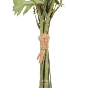 Mazzo di fiori artificiale crema gambi