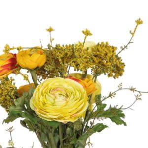 Mazzo di fiori artificiale arancio mazzo