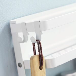 Scafale magnetico per organizzare con ganci