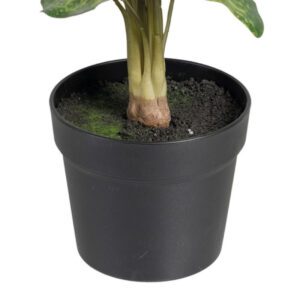Pianta artificiale alocasia vaso