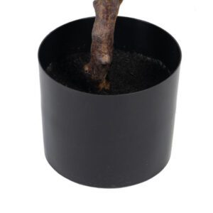 Pianta finta verde caucciù vaso