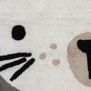 Tappeto per bambini coniglio particolare