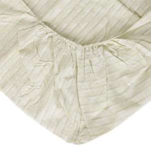Lenzuola singole regina beige sotto con angoli