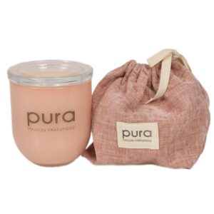 Candela profumata pura rosa