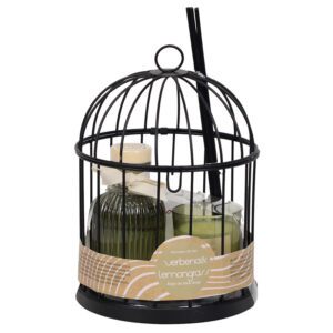 Gabbietta con profumatori verde