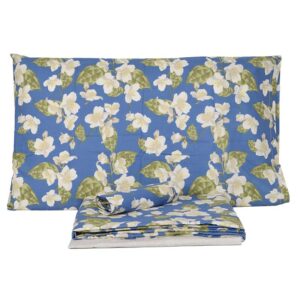 Lenzuola matrimoniali eden azzurro