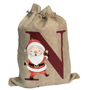Sacco di Babbo Natale con plaid