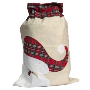 Sacco Natale tartan con plaid