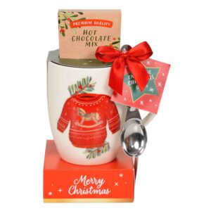 Tazza colazione maglionciono con cioccolatini