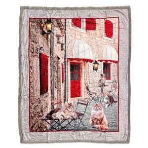 Plaid per divano con gatti