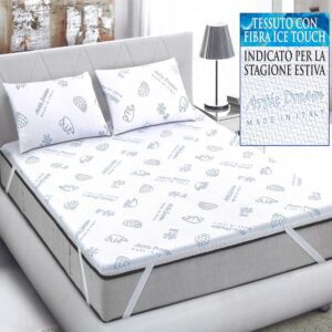 Topper memory quattro stagioni lato estivo